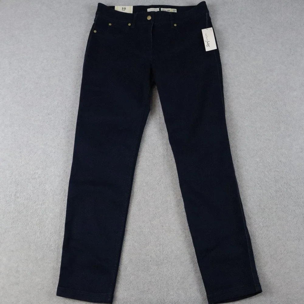 Maison Jules Jeans Womens 10 Short Sophie Everyday Skinny Stretch Denim Blue NWT